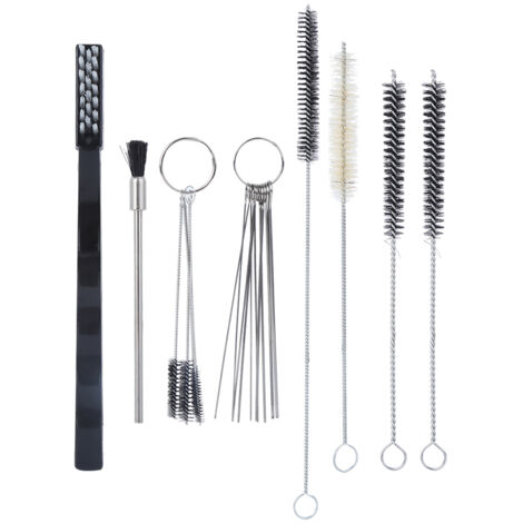 Kit de Nettoyage 19 Pièces pour Aérographe, Nettoyeur Portable pour Pistolet à Peinture et Matériel de Bricolage (1/5)