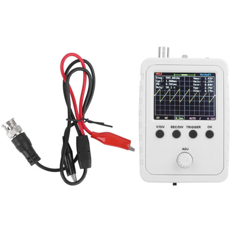 Oscilloscope numérique portable DSO FNIRSI‑150, 15001K, 0‑200KHz, 5mV/Div‑20mV/Div, idéal pour le bricolage et les tests électroniques.