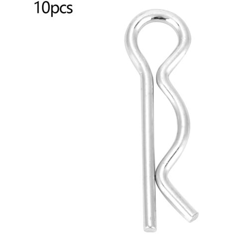 Goupille fendue en acier zingué 2,5x45 mm - Lot de 10 pour assemblage et fixation mécanique (1/5)