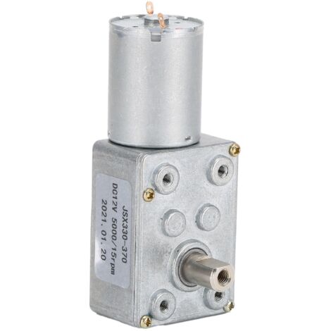 Moteur réducteur JSX330-370 12V DC, 15 tr/min pour motorisation portail et fenêtre (1/5)