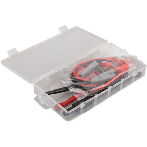 Kit de cordons de test multimètre en laiton durable avec embouts 4mm, fils PVC PA pour mesures électroniques précises et fiables. (1/5)