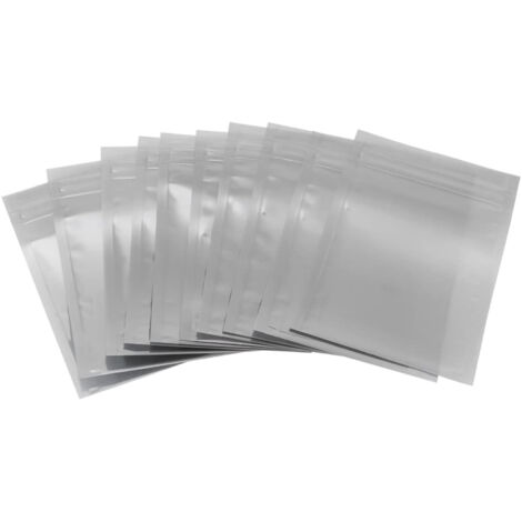 100 Sachets Zip Antistatiques Réutilisables pour Stockage Composants Électroniques - Lot de 100 (1/5)