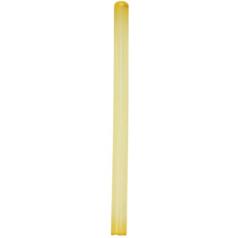 Tige en polyuréthane creuse jaune, diamètre 35mm, alésage 8mm, longueur 500mm, haute résistance (1/5)