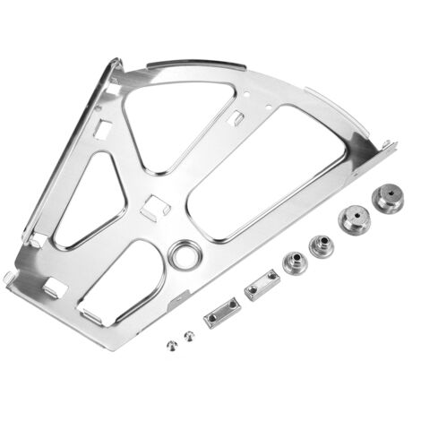 1 Paire de Charnières pour Étagère Tournante à Chaussures, Support Amovible pour Placard (2 Niveaux) (1/5)