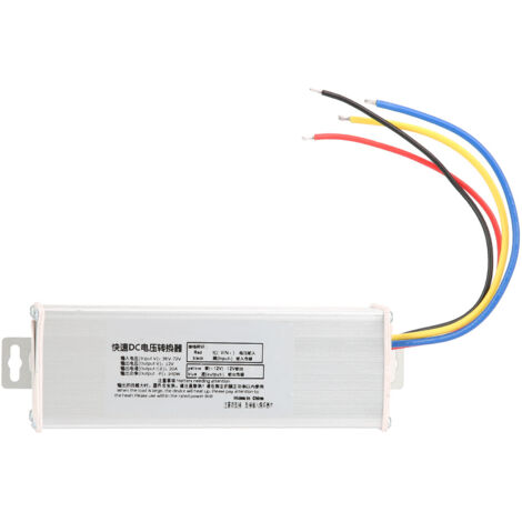 Convertisseur de tension DC 36V-72V en 12V 20A, réducteur de tension 240W pour voiture et camping-car (1/5)