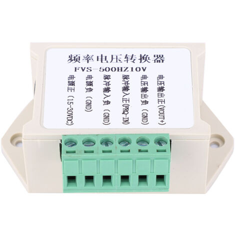 Module de conversion fréquence tension 0-500Hz en 0-10V avec boîtier de protection (1/5)