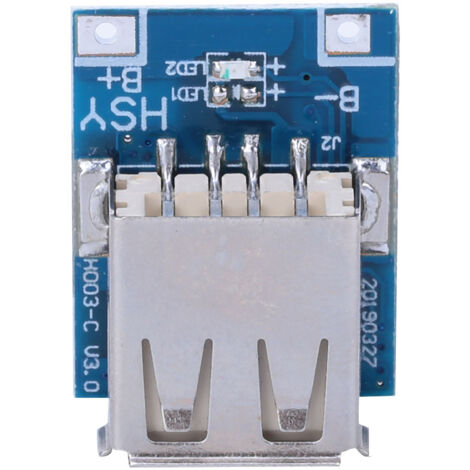Module d'Alimentation Step Up 5V 1A - Lot de 10 avec Protection USB pour Batterie Lithium (1/5)