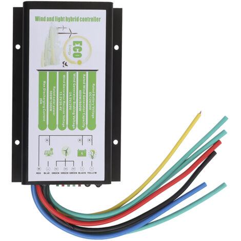 Contrôleur hybride éolien-solaire 12/24V 800W éolien 1000W solaire pour charge