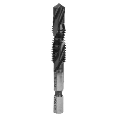Tournevis taraudeur multifonction avec mèches M10 x 1.5 revêtues TIAIN pour perçage et filetage