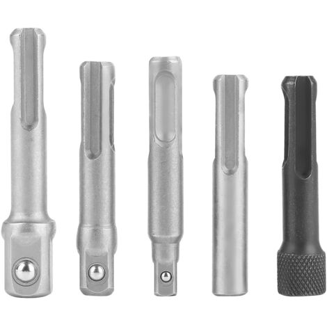 Adaptateur 3 Pièces SDS Plus pour Perceuse, Prolongations Hexagonales pour Outils Électriques (1/5)