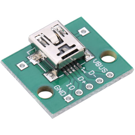 10 Pièces Adaptateur USB vers DIP 5P pour Carte PCB DIY Alimentation 2.54mm (1/5)