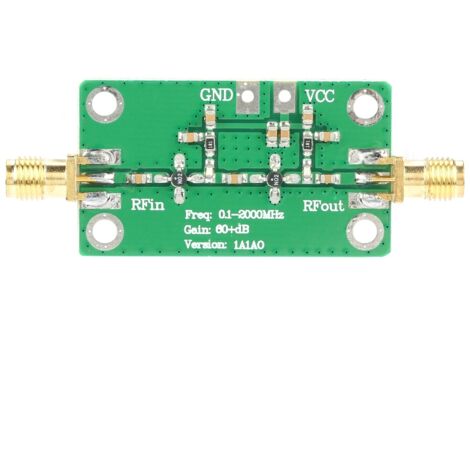 Amplificateur à Large Bande 0.1-2000MHz avec Gain de 60dB pour Récepteur RF (1/5)