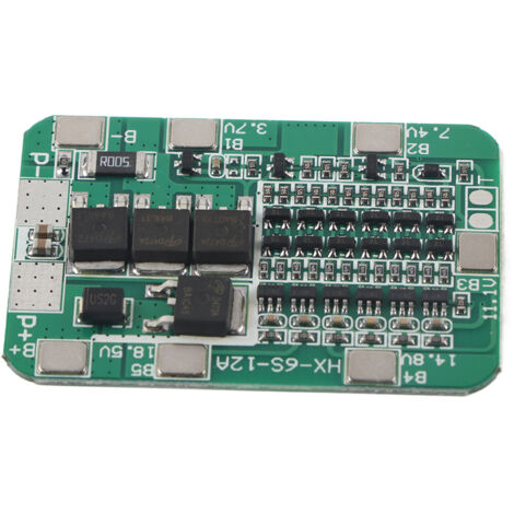 Carte de Protection 6S 12A pour Batterie Li-ion 18650 22V/24V BMS (1/5)