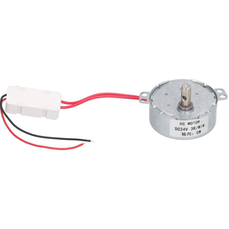 Moteur synchrone 24V TYC-50, silencieux et économe en énergie, vitesse 3 tours par minute pour applications précises