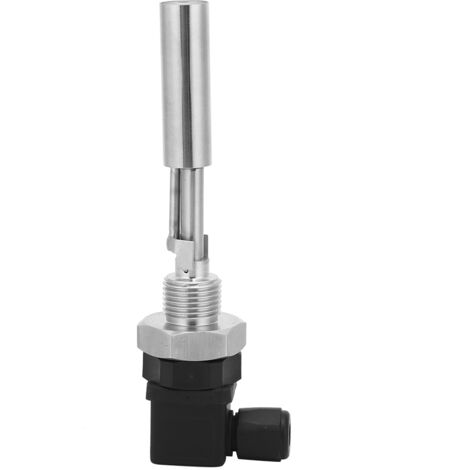 Capteur de Niveau d'Eau en Acier Inox 304, Interrupteur à Flotteur Bec de Canard, Contrôleur G1/2" DC0-220V