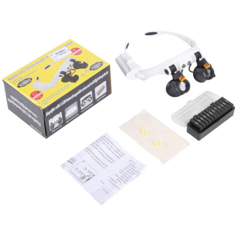 Lampe frontale rechargeable avec 21 LED pour travaux de précision, bricolage et randonnée (1/5)