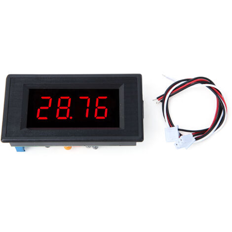 Voltmètre numérique DC 5V 5135A, affichage LED rouge haute visibilité (500mV, 1V, 2V) pour panneau électrique
