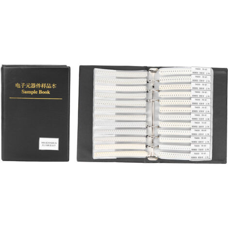 Assortiment de 170 Résistances CMS 0805 - Kit Électronique en Livret Noir (1/5)