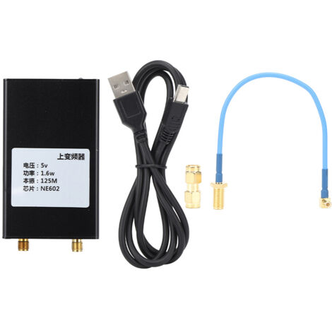 Convertisseur HF 150K-30MHz à base de NE602 pour récepteur SDR RTL2832U, idéal pour radio amateur, avec câble d'antenne inclus. (1/5)