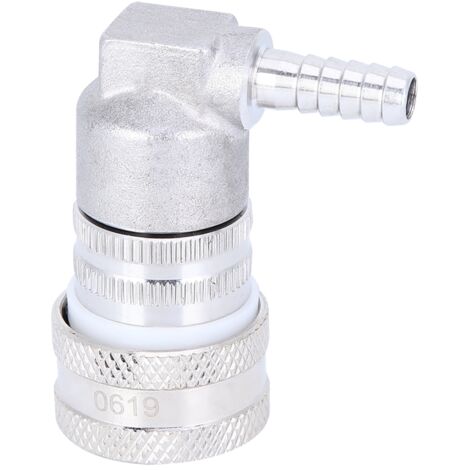 Connecteur Rapide à Balle pour Fût de Bière en Acier Inoxydable, Raccord Gaz pour Distribution de Bière Artisanale (1/5)