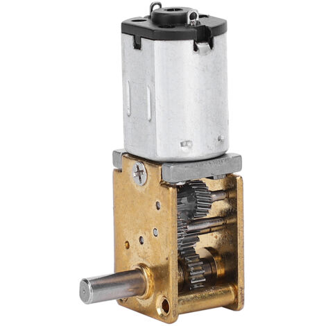 Moteur Réducteur Miniature DC 3V 16RPM avec Engrenage à Vis sans Fin pour Projets Électroniques