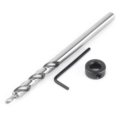 Mèche à pointe de lièvre 3/8" pour perçage précis avec butée de profondeur ajustable (1/5)