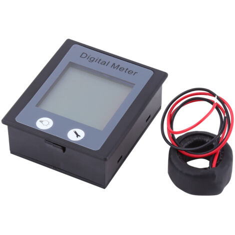 Multimètre Numérique AC 80-260V 100A avec Transformateur de Courant - Mesure d'Énergie, Puissance, Courant et Tension (1/5)