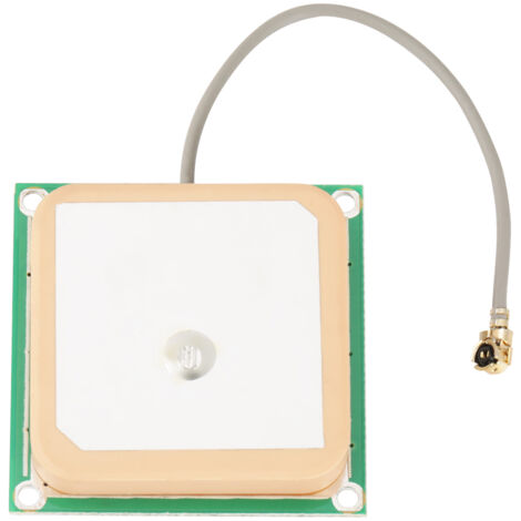 Antenne GPS Active Haute Performance 28dB avec Céramique 25x25x8mm et Connecteur Interne (1/5)