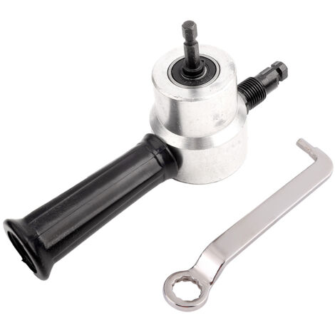 Doubles Têtes de Coupe Métallique pour Perceuse, Cisaille Électrique et Kit de Découpe Tôle (1/5)