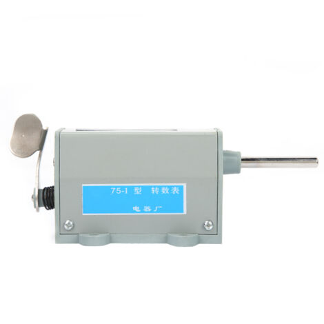 Compteur mécanique rotatif 5 chiffres réinitialisable manuel pour comptage et dénombrement (1/5)