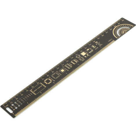 Règle de précision 25 cm pour circuits imprimés, outil électronique professionnel pour ingénieurs (1/5)