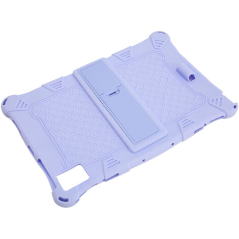 Coque silicone anti-choc pour tablette Teclast T40 Pro et T40 Plus 10,4 pouces, avec support intégré, couleur violet. (1/5)