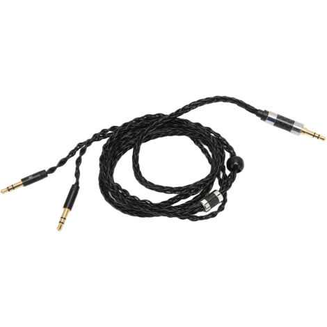 Câble audio de rechange argenté 8 conducteurs pour Sony MDR-Z7 et MDR-Z1R, jack 3.5mm stéréo (1/5)