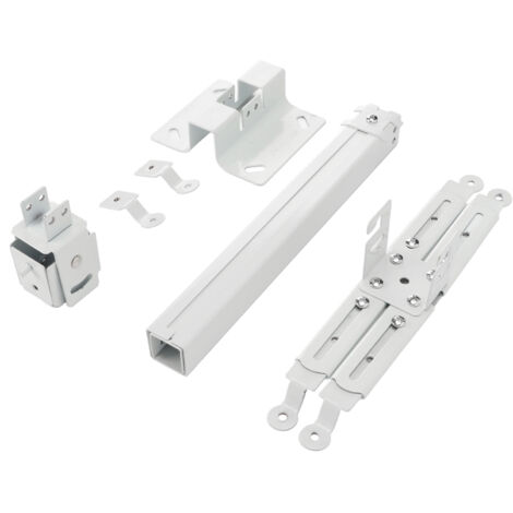 Support de Projecteur de Plafond Blanc - Support Réglable pour Projecteur avec Capacité de Charge 25kg - Montage à 4 Trous