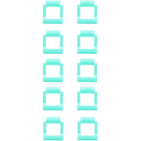 10 Pièces Support USB 3.0 PCIe, Riser Carte Fixation Rapide, Matériau Durable Bleu Clair, Montage Sécurisé (1/5)