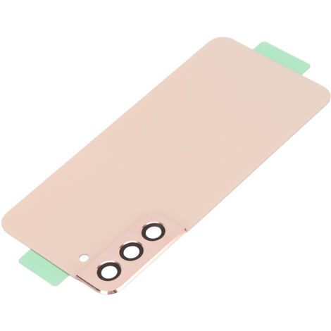 Coque Arrière en Verre Trempé pour Samsung Galaxy S22 Rose - Remplacement Facile et Durable (1/5)