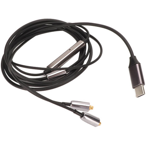 Câble MMCX vers USB-C en cuivre sans oxygène pour Shure SE215 SE315 SE535 SE846, câble de rechange pour écouteurs (1/5)