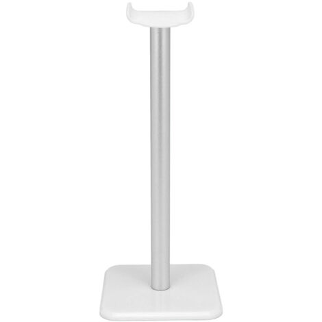 Support de casque de jeu avec base en TPU antidérapante et structure métallique durable, pour poste de travail ou usage domestique, couleur blanc (1/5)
