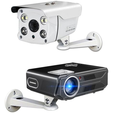 Support Murale Rotatif 360° en Aluminium Antichoc pour Projecteur - Bureau, Salle de Classe, Domicile (1/5)