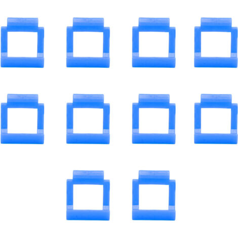10 Pièces Support de Carte PCIE, Adaptateur USB 3.0, Fixation Solide en Plastique Dur, Clips Bleus pour Riser Card (1/5)