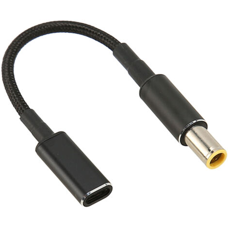 Adaptateur USB-C PD 100W vers DC 7.9x0.9mm pour PC Lenovo - Câble d'Alimentation Secteur (1/5)