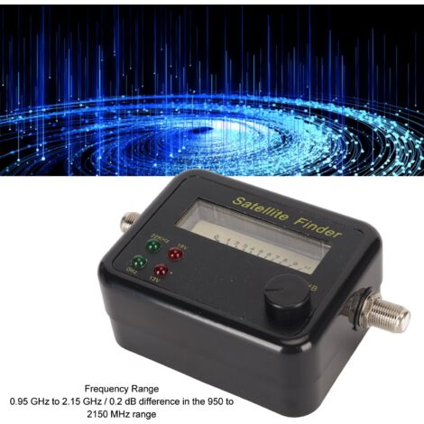 Détecteur de Signal Satellite Portable avec Affichage Niveau DB pour Bande C/Ku - Testeur LNB (1/5)