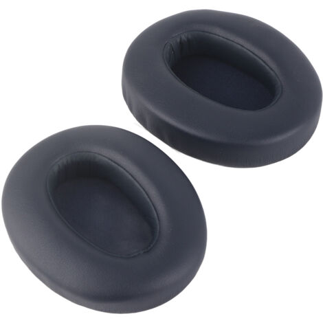 Coussinets de remplacement en cuir synthétique doux, isolation phonétique, mousse dense pour casque Sony WH-XB910N, couleur bleu (1/5)