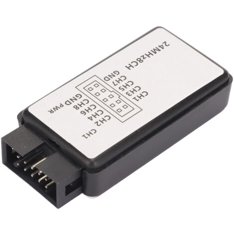Analyseur Logique USB 8 Canaux 24 MHz, Compatible 5V/3.3V pour Diagnostic Électronique et Débogage