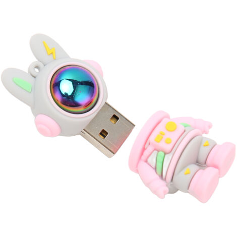 Clé USB 2.0 32GB en Forme de Lapin Spatial, Mémoire Flash Rapide Plug & Play pour PC, Voiture et Bureau (1/5)