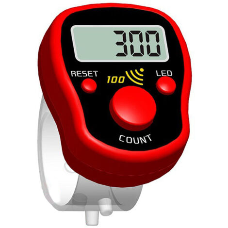 Compteur électronique manuel à anneau lumineux LED multicolore - Pour points de couture et décompte précis (1/5)