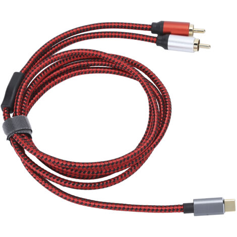 Câble Audio Type-C vers RCA pour Téléphone, Tablette, PC (1,5 m) (1/5)