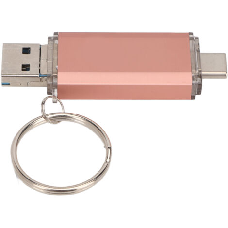 Clé USB 3 en 1 128 Go Triple Interface USB-C, Micro USB et USB-A, Métal Résistant à l'Eau et aux Chocs, Transfert Rapide USB 3.0 (1/5)