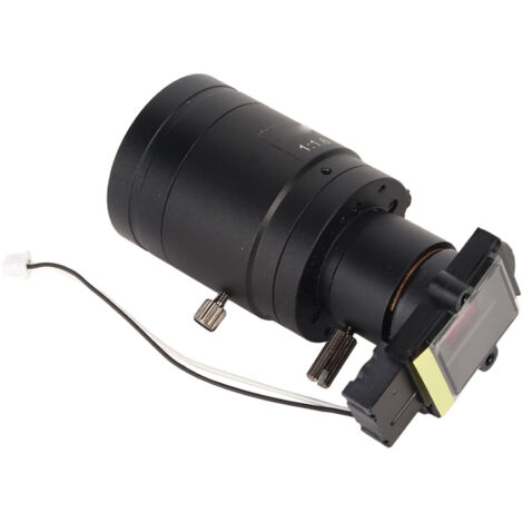 Objectif de Sécurité F1.6 4MP Zoom Manuel 10X Monture M12 pour Caméras IP AHD, Capteur 1/2.7 Pouces (1/5)