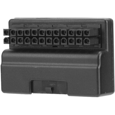 Adaptateur 90° pour Câble ATX 24-Pins, Connecteur Femelle-Mâle, Haute Conductivité, pour Alimentation PC de Bureau (1/5)